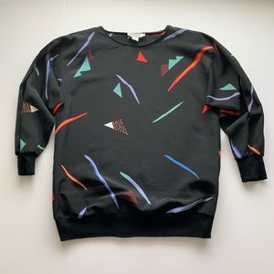 Vintage Graphic Print Pull-Over 1980’s Sweatshirt